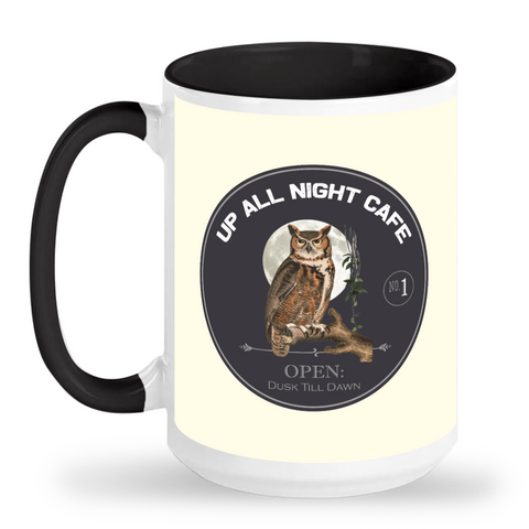 Up All Night 15oz Tall Coffee Mug