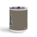 "Open Air Adventures"–Stainless Steel Mug With Lid