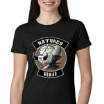 "Natures Nomad 100%"-Woman's Cotton Fine Jersey T-Shirt