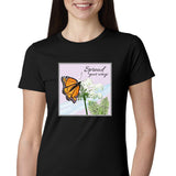 "Spread Your Wings"-Woman's Fine Jersey T-Shirt