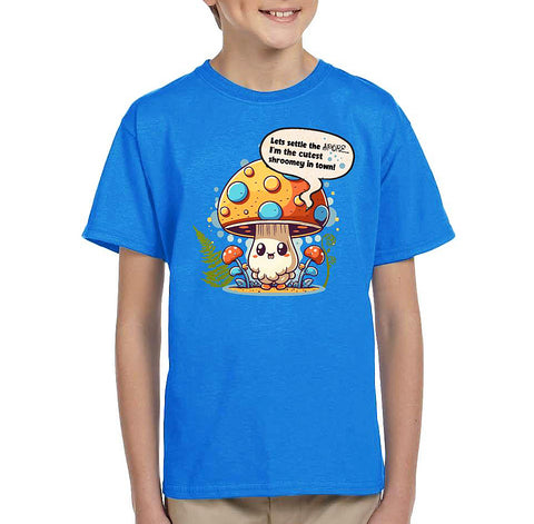 "Let's Settle the Spore..." 100% preshrunk Cotton Kids T-shirt