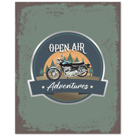 "Open Air Adventures" Aluminum Print