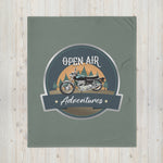 "Open Air Adventures" Throw Blanket
