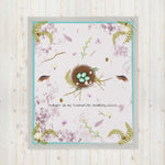 "Nature Is My Favourite Nesting Place" Throw Blanket